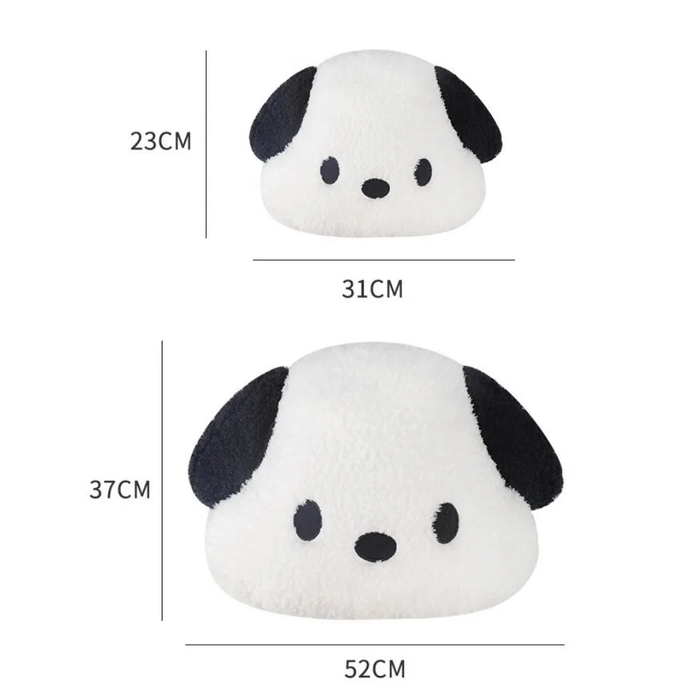 Car Headrest Neck Pillow  Waist Rest Cute Plush dog Backrest in the Car Lumbar Support