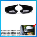 E90 E91 Black M3 Style Cover E81 E82 E87 E88 for BMW 1 3 Series E92 E93 Carbon Fiber M Look Rear Mirror Cap Car Accessories